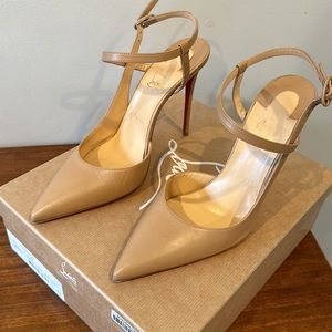 Size 41 Jenlove 100 Nude Louboutin
